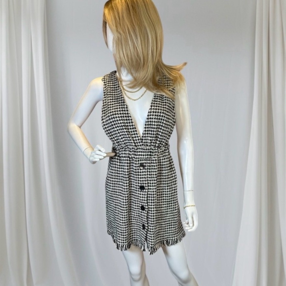 Zara Sleeveless Plunge Sundress NWT